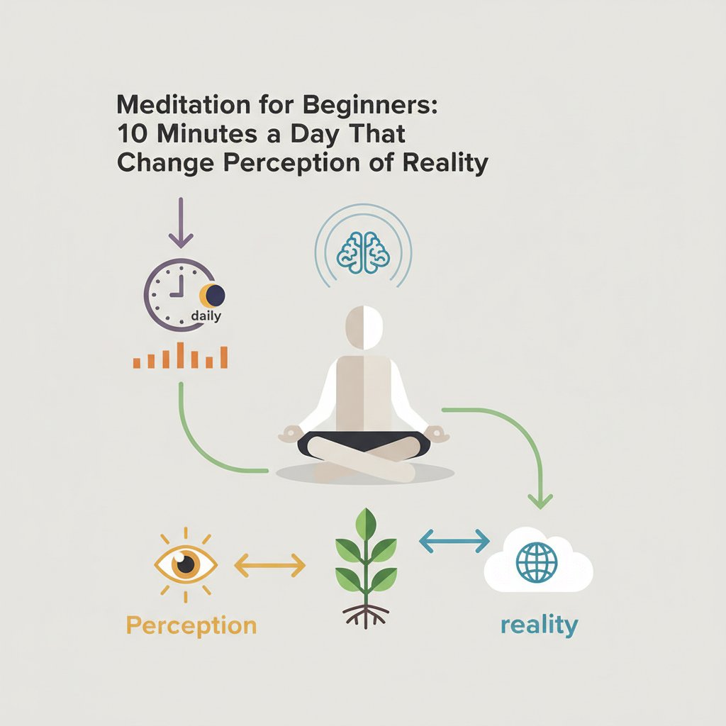 Медитация для начинающих: 10 минут в день, меняющие восприятие реальности, 10 минут в день