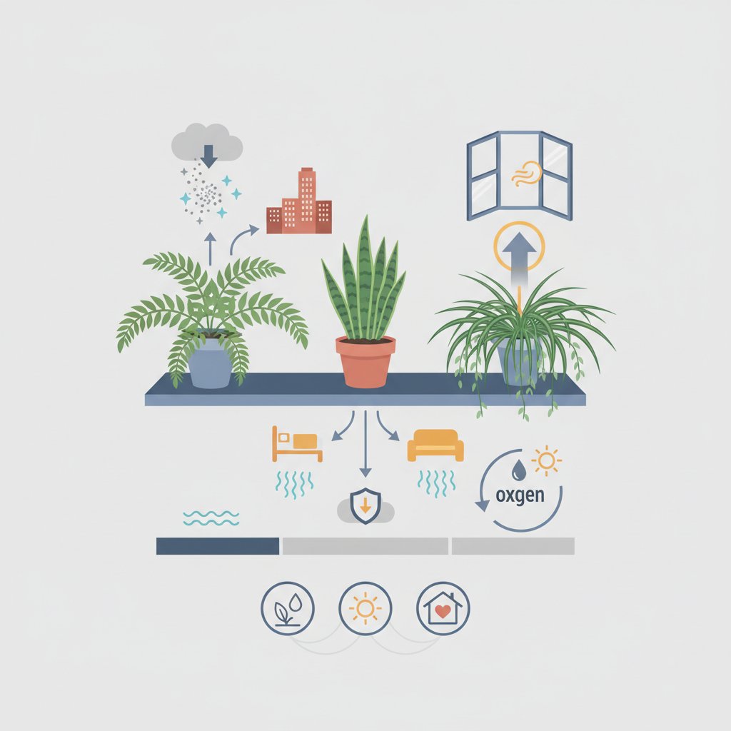 Міні-сад на підвіконні: які рослини найкраще очищують повітря в міській оселі