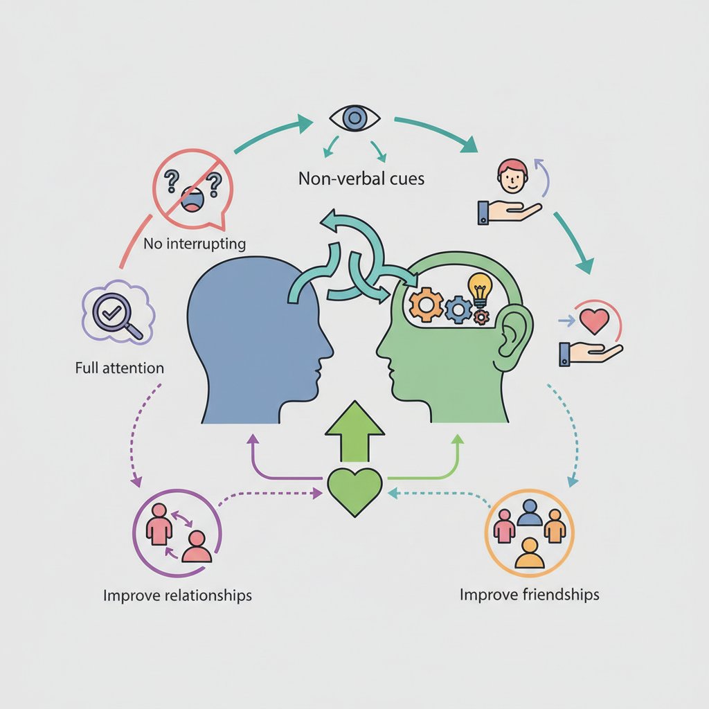 Мистецтво активного слухання: як покращити стосунки з партнером та друзями