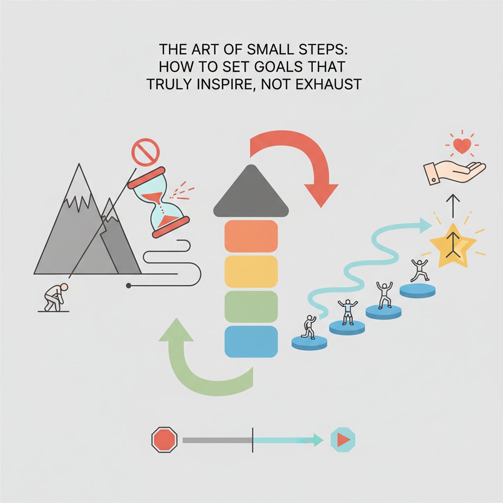Мистецтво маленьких кроків: як ставити цілі, що справді надихають, а не виснажують