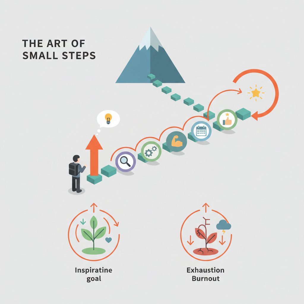Мистецтво маленьких кроків: як ставити цілі, що справді надихають, а не виснажують