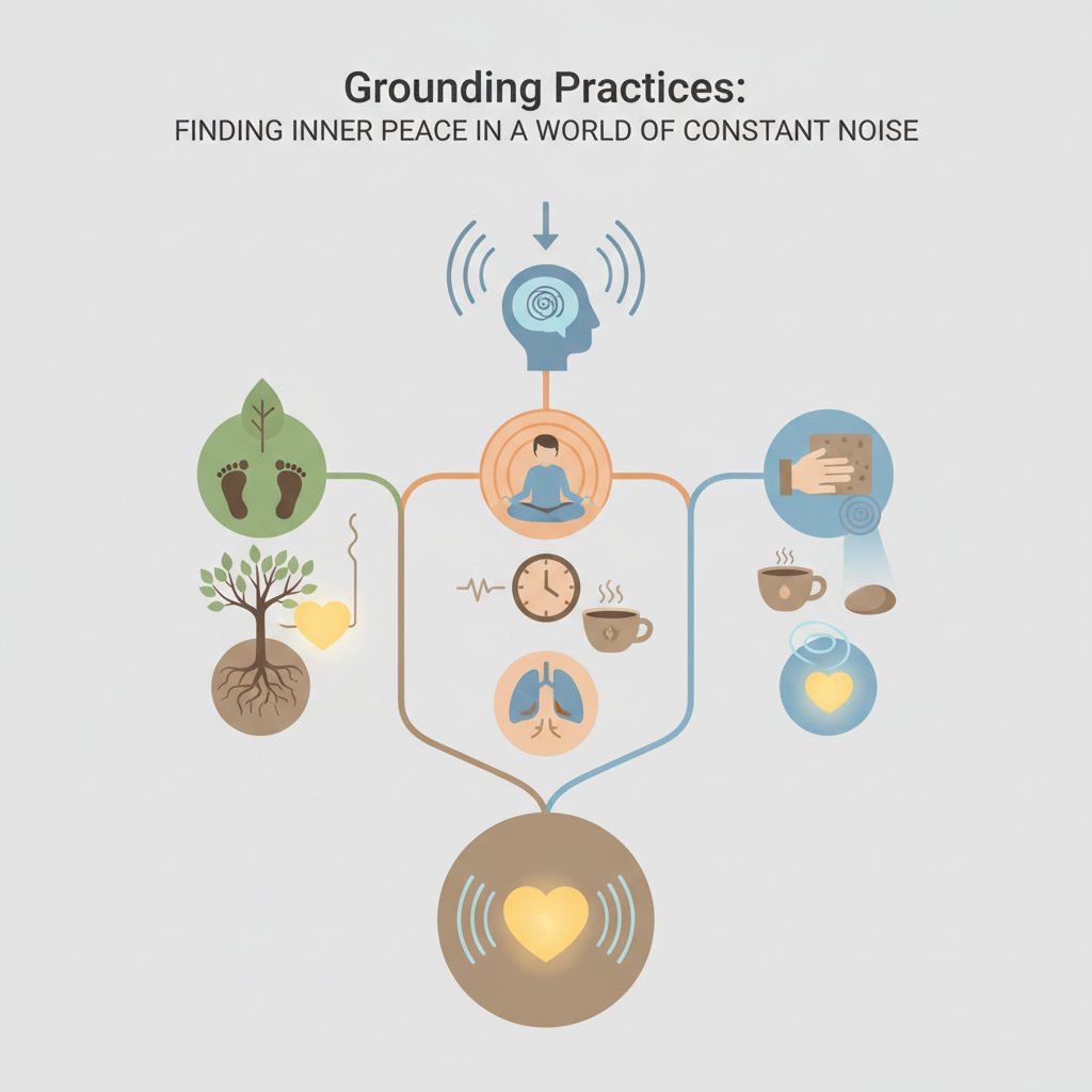 Практики заземлення: як знайти внутрішній спокій у світі постійного шуму