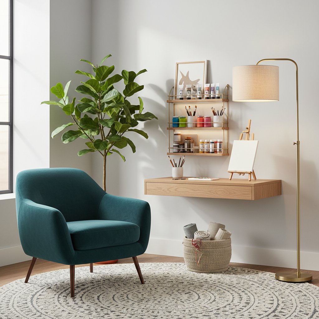 Секрети зонування: як облаштувати комфортний куточок для хобі в маленькій кімнаті