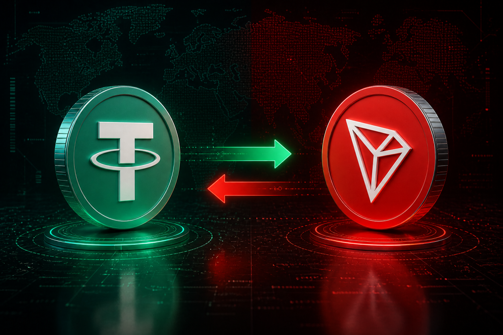 Як відбувається обмін USDT на TRX