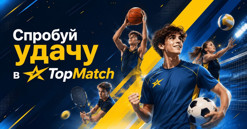 Букмекер та онлайн казино Topmatch