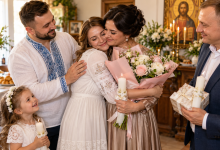 Подяка хрещеним батькам від родини